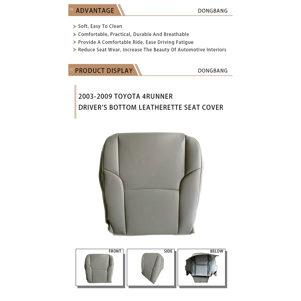 For 2003 2004 2005 2006 - 2009 Toyota 4Runner Driver Side Bottom Replacement Cloth Seat Cover-A67F
For 2003 2004 2005 2006 - 2009 Toyota 4Runner Driver Side Bottom Replacement Cloth Seat Cover-A67F