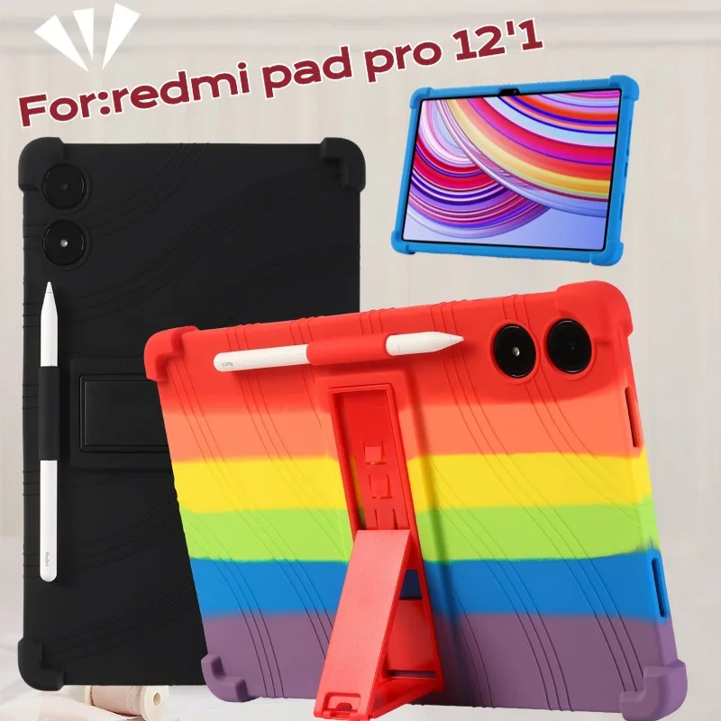 For Xiaomi Poco Pad 12.1-inch Shockproof Case Teclast Silicone Case Flexible Anti-scratch Protective Cover Soft Redmi Pad Pro
For Xiaomi Poco Pad 12.1-inch Shockproof Case Teclast Silicone Case Flexible Anti-scratch Protective Cover Soft Redmi Pad Pro