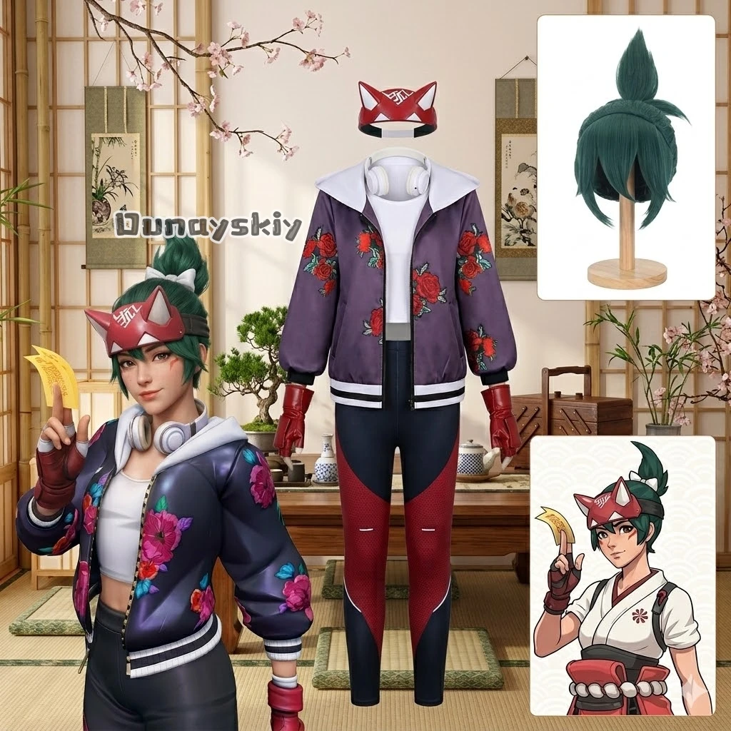 KS*1 Kiriko Cosplay Costume Full Set Game Same Style Outfit For Women Comic Con Halloween Party Role Play Halloween cosplay
KS*1 Kiriko Cosplay Costume Full Set Game Same Style Outfit For Women Comic Con Halloween Party Role Play Halloween cosplay