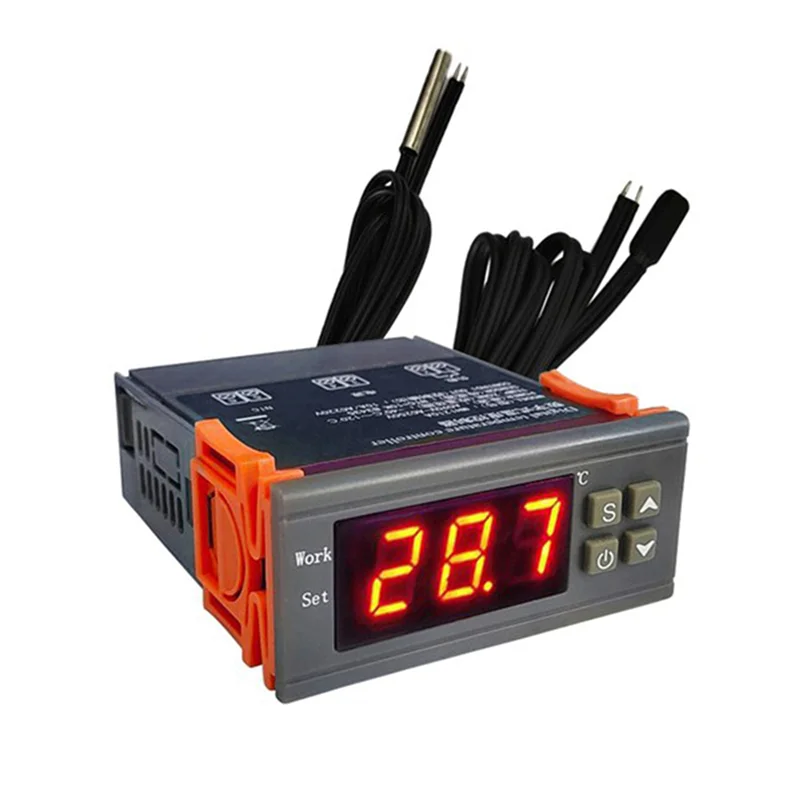 ELECT-2X MH1210W цифровой регулятор температуры AC90-250V 10A 220V термостат-регулятор с датчиком, контроль нагрева и охлаждения
ELECT-2X MH1210W цифровой регулятор температуры AC90-250V 10A 220V термостат-регулятор с датчиком, контроль нагрева и охлаждения