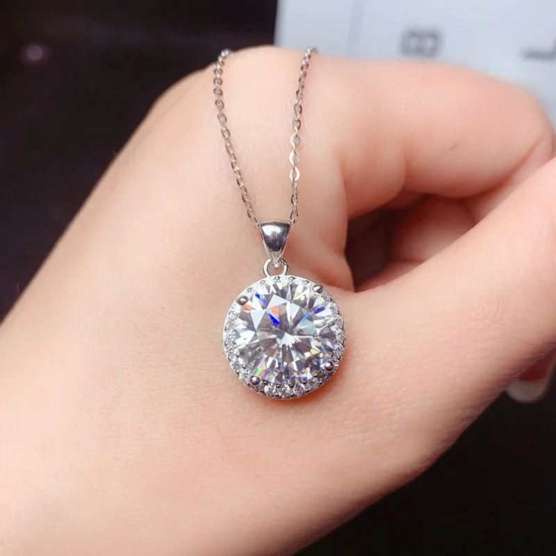 Solitaire 3ct Lab Moissanite Diamond Pendant Real 925 Sterling Silver Charm Party Wedding Pendants Necklace For Women Jewelry
Solitaire 3ct Lab Moissanite Diamond Pendant Real 925 Sterling Silver Charm Party Wedding Pendants Necklace For Women Jewelry