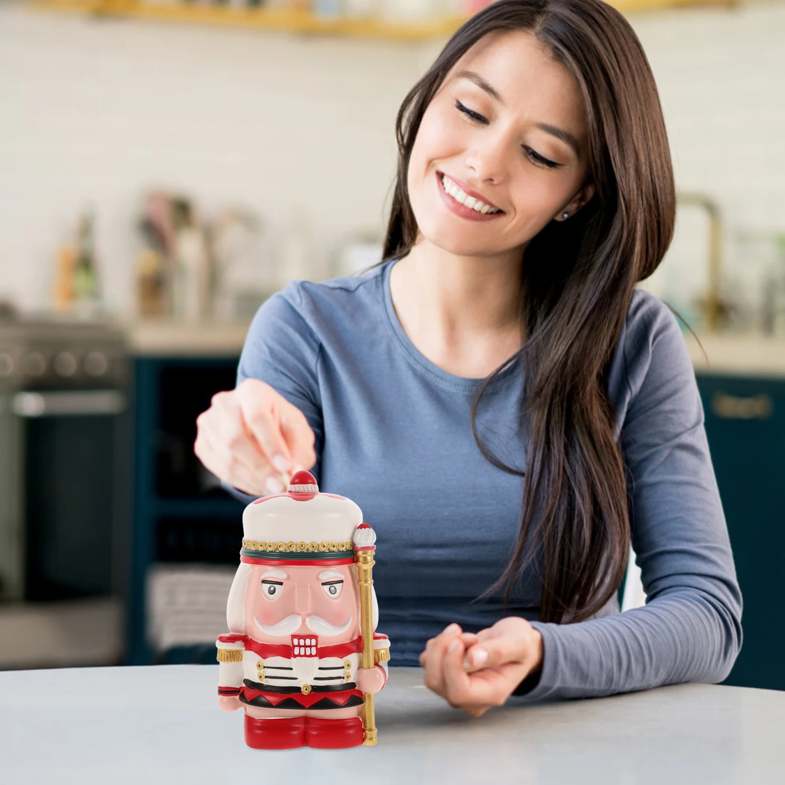 Cute Nutcracker Shaped Piggy Bank For Kids Boys Resin Money Box Decorative Holder Adornment Storage Jar Fun Saving Toy
Cute Nutcracker Shaped Piggy Bank For Kids Boys Resin Money Box Decorative Holder Adornment Storage Jar Fun Saving Toy