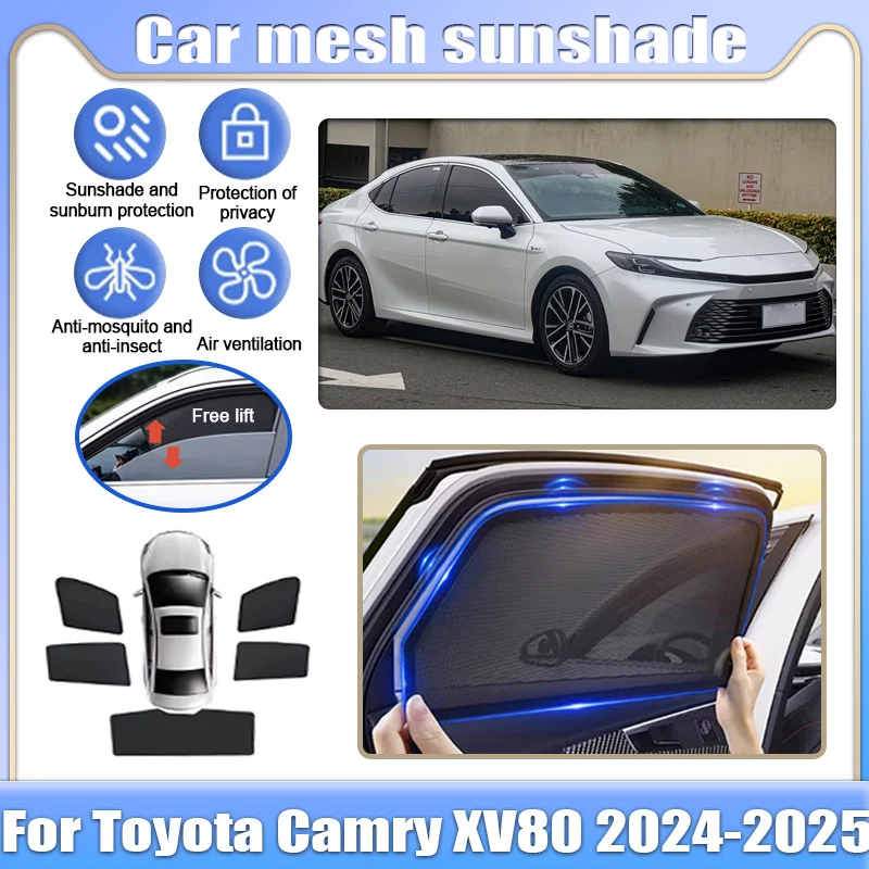 Car Mesh Sunshades For Toyota Camry XV80 2024-2025 Window Sun Visors Magnetic Privacy Curtains Anti mosquito Auto Accessories
Car Mesh Sunshades For Toyota Camry XV80 2024-2025 Window Sun Visors Magnetic Privacy Curtains Anti mosquito Auto Accessories