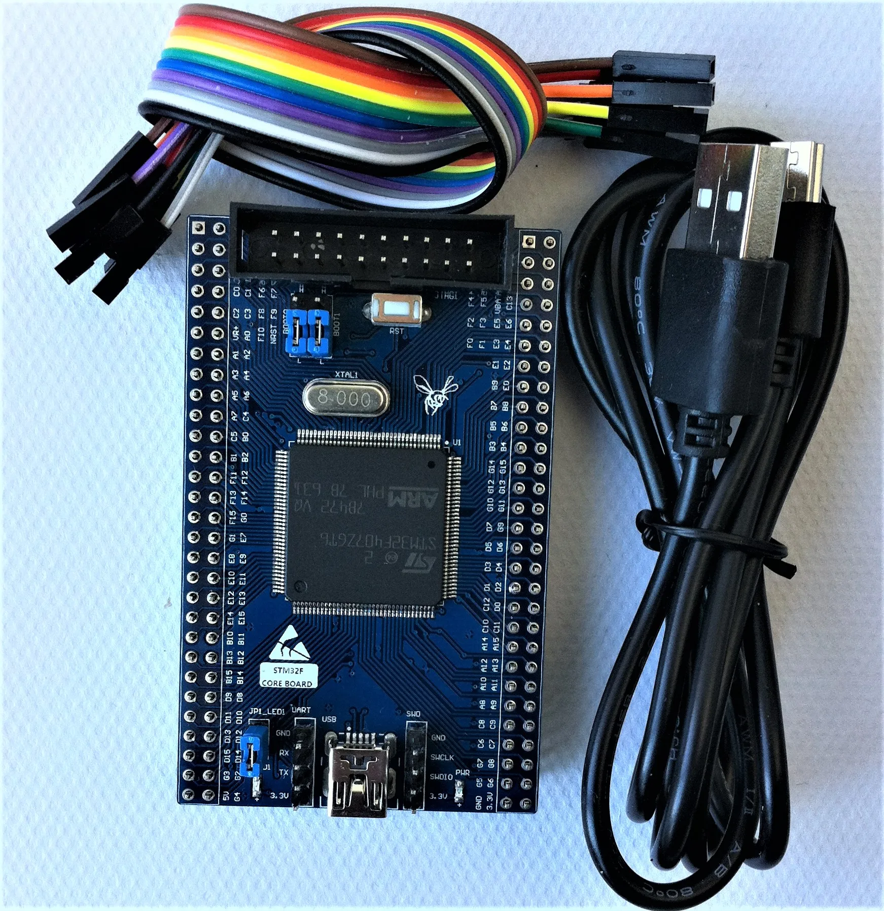 Материнская плата STM32F407, минимальная системная плата STM32F407ZGT6, макетная плата STM32F407ZG
Материнская плата STM32F407, минимальная системная плата STM32F407ZGT6, макетная плата STM32F407ZG