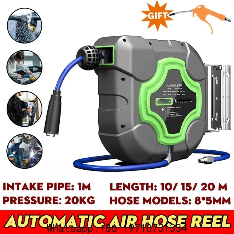 5*8mm Automotive Air Hose Reel Irrigation Tube Pneumatic Hose Pu Yarn Clamping Tube Automatic Retractable Reel Drum Hose
5*8mm Automotive Air Hose Reel Irrigation Tube Pneumatic Hose Pu Yarn Clamping Tube Automatic Retractable Reel Drum Hose