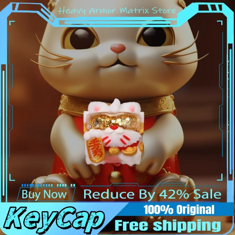 Lucky Cat Theme Keycaps 1pcs Cherry Profile Resin Mechanical Keyboard Anime Gaming Cartoon Cute Office Holiday Gift Keycaps
Lucky Cat Theme Keycaps 1pcs Cherry Profile Resin Mechanical Keyboard Anime Gaming Cartoon Cute Office Holiday Gift Keycaps