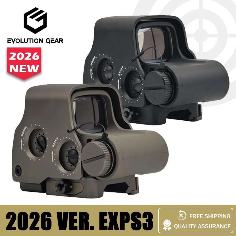 2026Ver. Голографический прицел EvolutionGear EXPS3 для охоты, классификация GBBR, с полной оригинальной маркировкой
2026Ver. Голографический прицел EvolutionGear EXPS3 для охоты, классификация GBBR, с полной оригинальной маркировкой