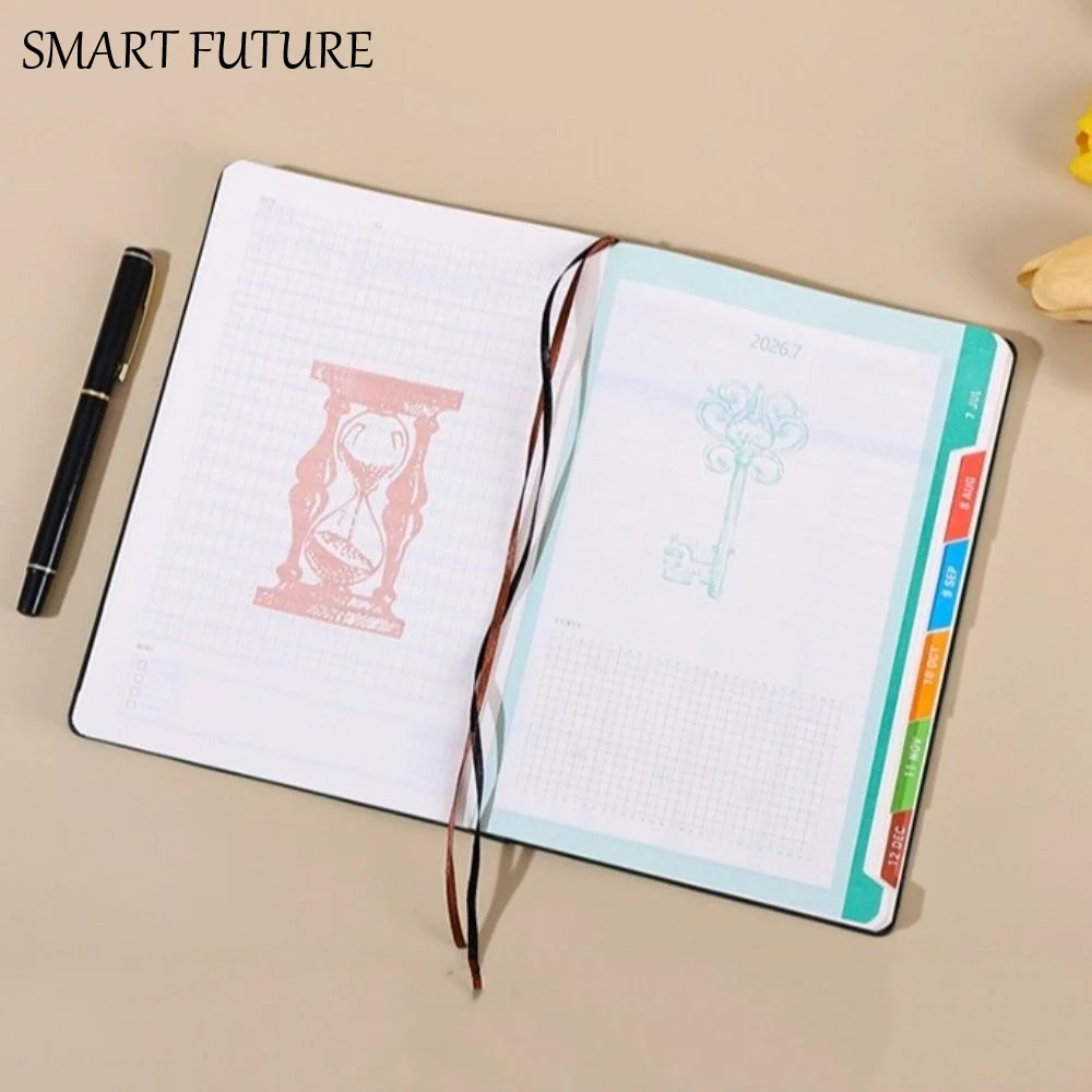 English 2026 Schedule Planner Notepad Wear-resistant Bookmark 365 Days Efficiency Notebook Portable Thick Paper
English 2026 Schedule Planner Notepad Wear-resistant Bookmark 365 Days Efficiency Notebook Portable Thick Paper