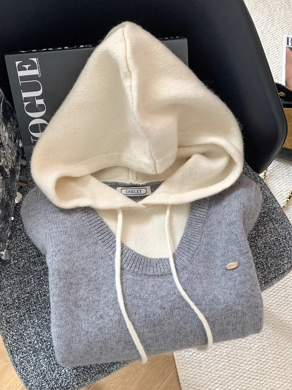 Корейская толстовка с капюшоном Lazy Color Blo, женская зимняя теплая вязаная толстовка, длинный светер обычного кроя для поездок на работу Faion
Корейская толстовка с капюшоном Lazy Color Blo, женская зимняя теплая вязаная толстовка, длинный светер обычного кроя для поездок на работу Faion