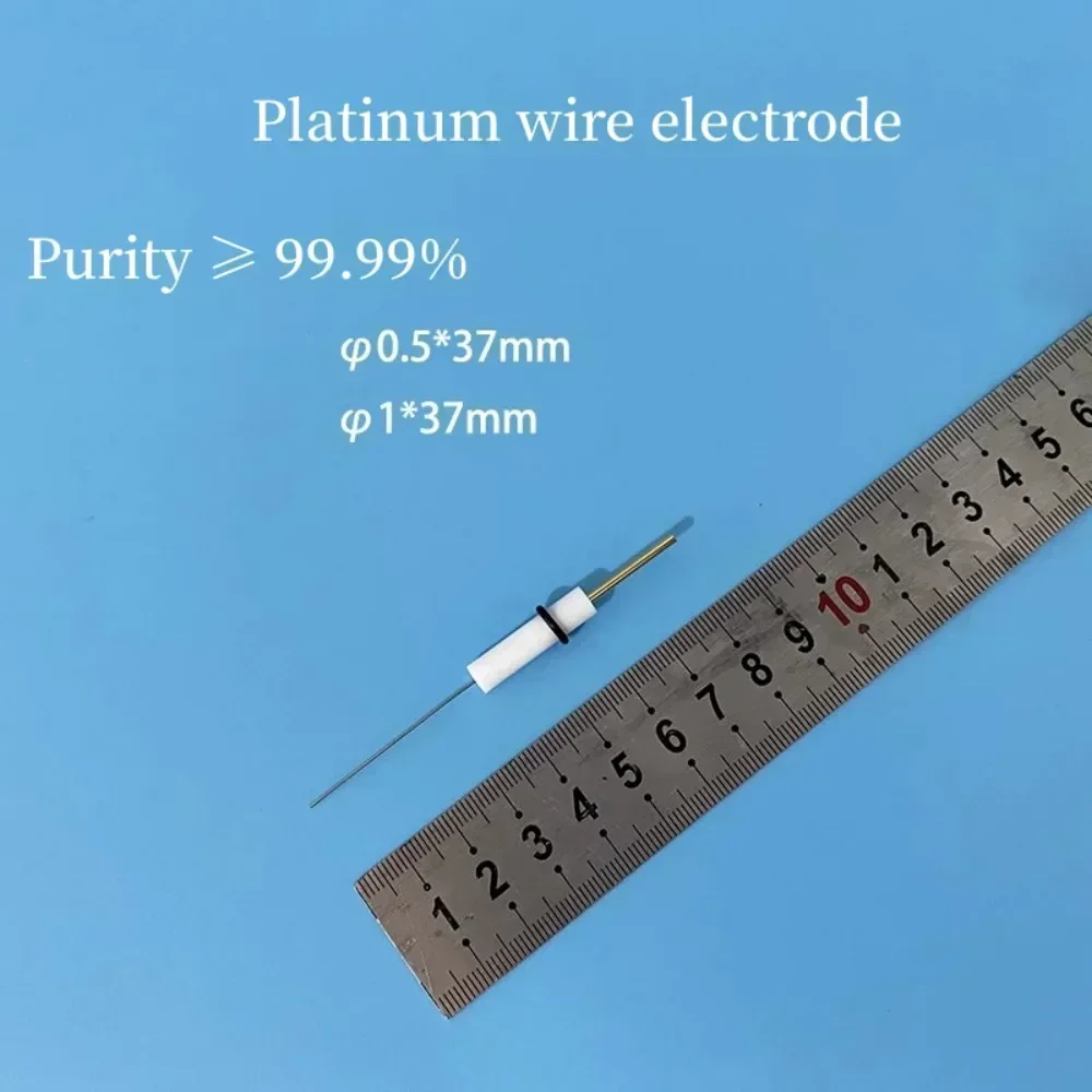 Platinum wire electrode, polytetrafluoro coat, purity 99.99%. Specification 0.5x37 mm 1.0x37 mm.
Platinum wire electrode, polytetrafluoro coat, purity 99.99%. Specification 0.5x37 mm 1.0x37 mm.