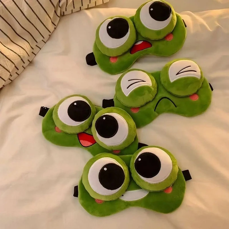 Frog Cartoon Eye Mask, Cute Sleeping Mask, Relieve Fatigue and Help You Fall Asleep Easily, Children's Funny Sleeping Mask
Frog Cartoon Eye Mask, Cute Sleeping Mask, Relieve Fatigue and Help You Fall Asleep Easily, Children's Funny Sleeping Mask