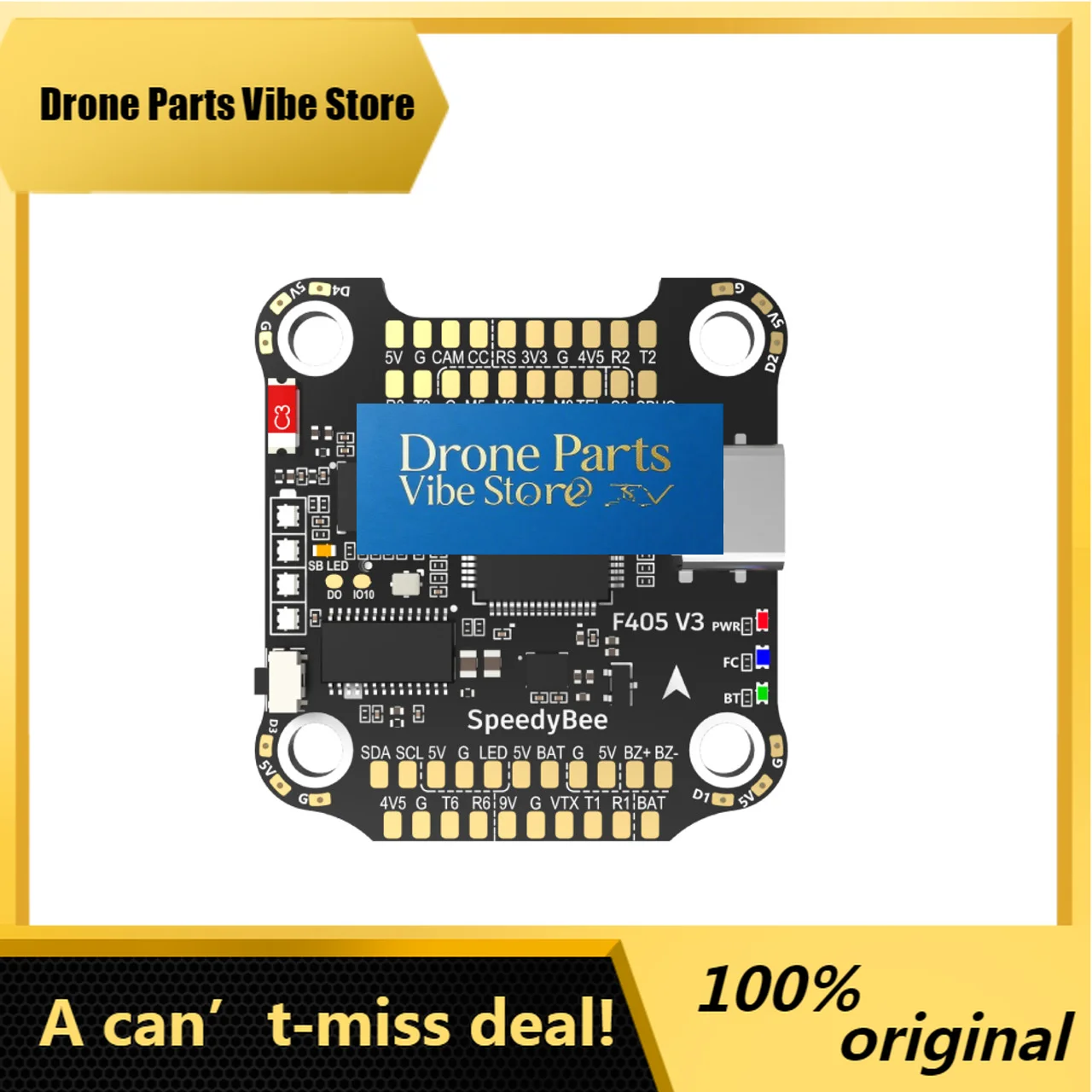 Drone PartsF405 V3 30x30 Flight Controller
Drone PartsF405 V3 30x30 Flight Controller
