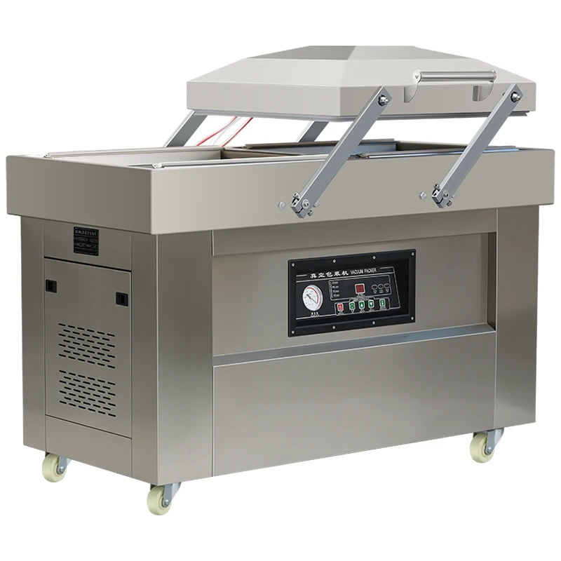Double chamber large vacuum machine packaging machine 
Double chamber large vacuum machine packaging machine