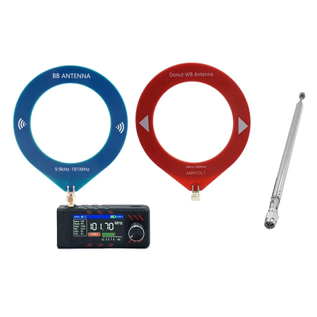 NEW SI4732 Mini Radio Receiver 10Khz-180Mhz LSB USB AM FM All Band Mini Pocket Radio with Antenna HF SW MW VHF Radio
NEW SI4732 Mini Radio Receiver 10Khz-180Mhz LSB USB AM FM All Band Mini Pocket Radio with Antenna HF SW MW VHF Radio