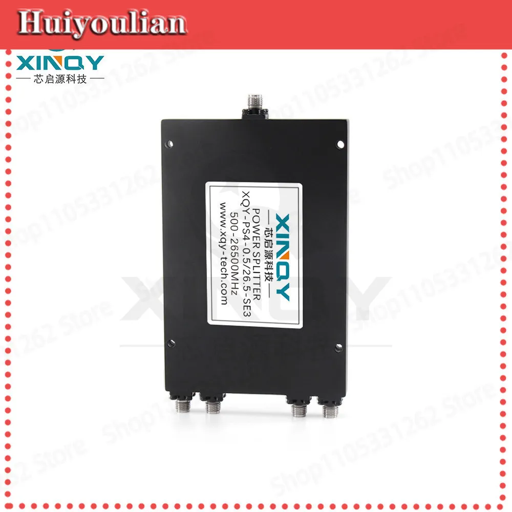4 Way SMA Power Divider Combiner 0.5 to 26.5GHz Microstrip RF Splitter Wideband for RF Signal Test Lab Equipment
4 Way SMA Power Divider Combiner 0.5 to 26.5GHz Microstrip RF Splitter Wideband for RF Signal Test Lab Equipment