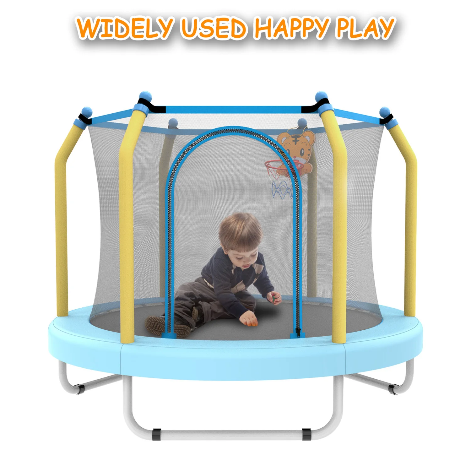 55-inch Trampoline for Kids Indoor & Outdoor Small Toddler Trampoline with Basketball Hoop
55-inch Trampoline for Kids Indoor & Outdoor Small Toddler Trampoline with Basketball Hoop