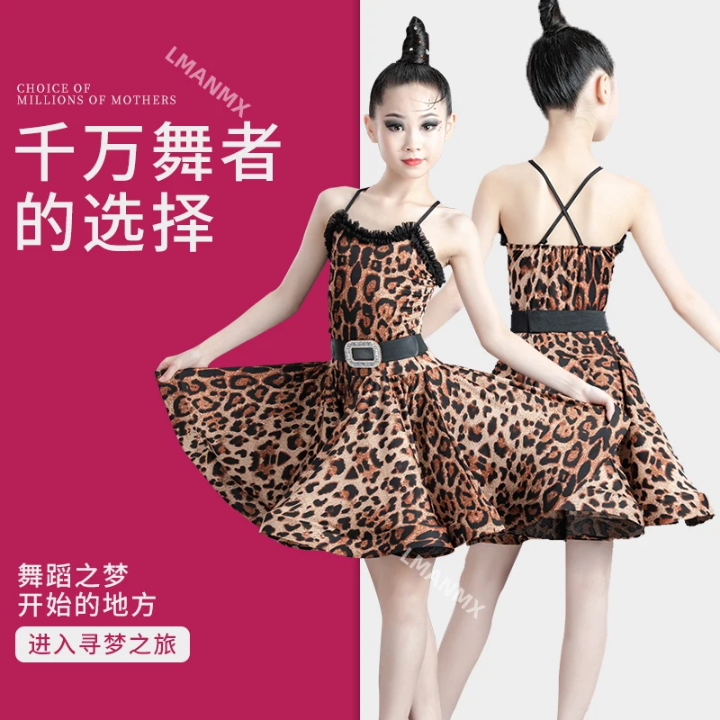 Girls' Latin Dance Dress Summer New Leopard Pattern Dance Practice Dress Professional Latin Dance Dress for Grading Competition
Girls' Latin Dance Dress Summer New Leopard Pattern Dance Practice Dress Professional Latin Dance Dress for Grading Competition