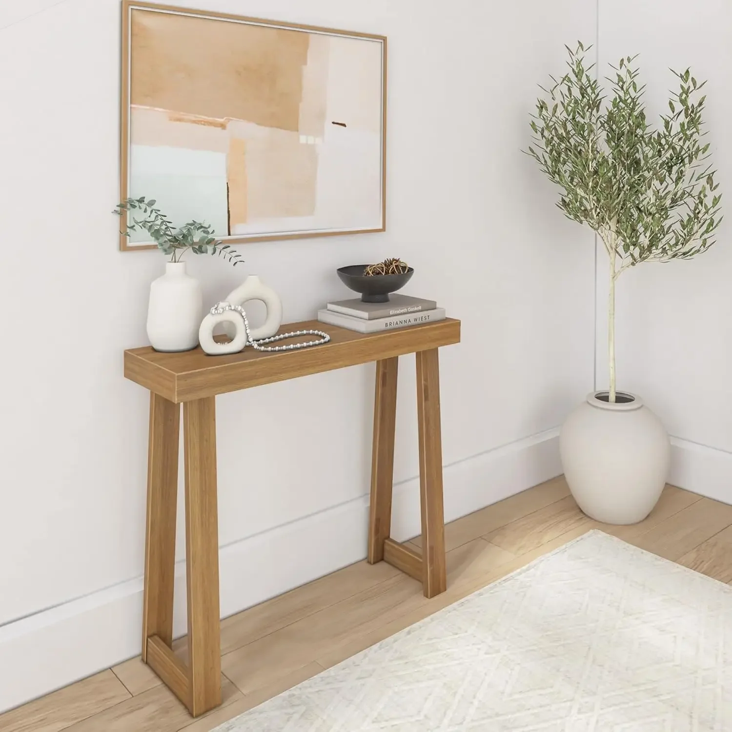 Solid Wood Console Table, 36 Inch, Sofa Table, Narrow Entryway Table for Hallway, Behind The Couch, Living Room, Foyer
Solid Wood Console Table, 36 Inch, Sofa Table, Narrow Entryway Table for Hallway, Behind The Couch, Living Room, Foyer