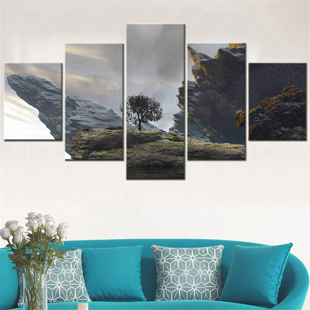 5 Pieces Wall Art Canvas Painting Picture Modren Home Decor Poster Landscape Mountians Lake Print Room Decoration Teenager
5 Pieces Wall Art Canvas Painting Picture Modren Home Decor Poster Landscape Mountians Lake Print Room Decoration Teenager