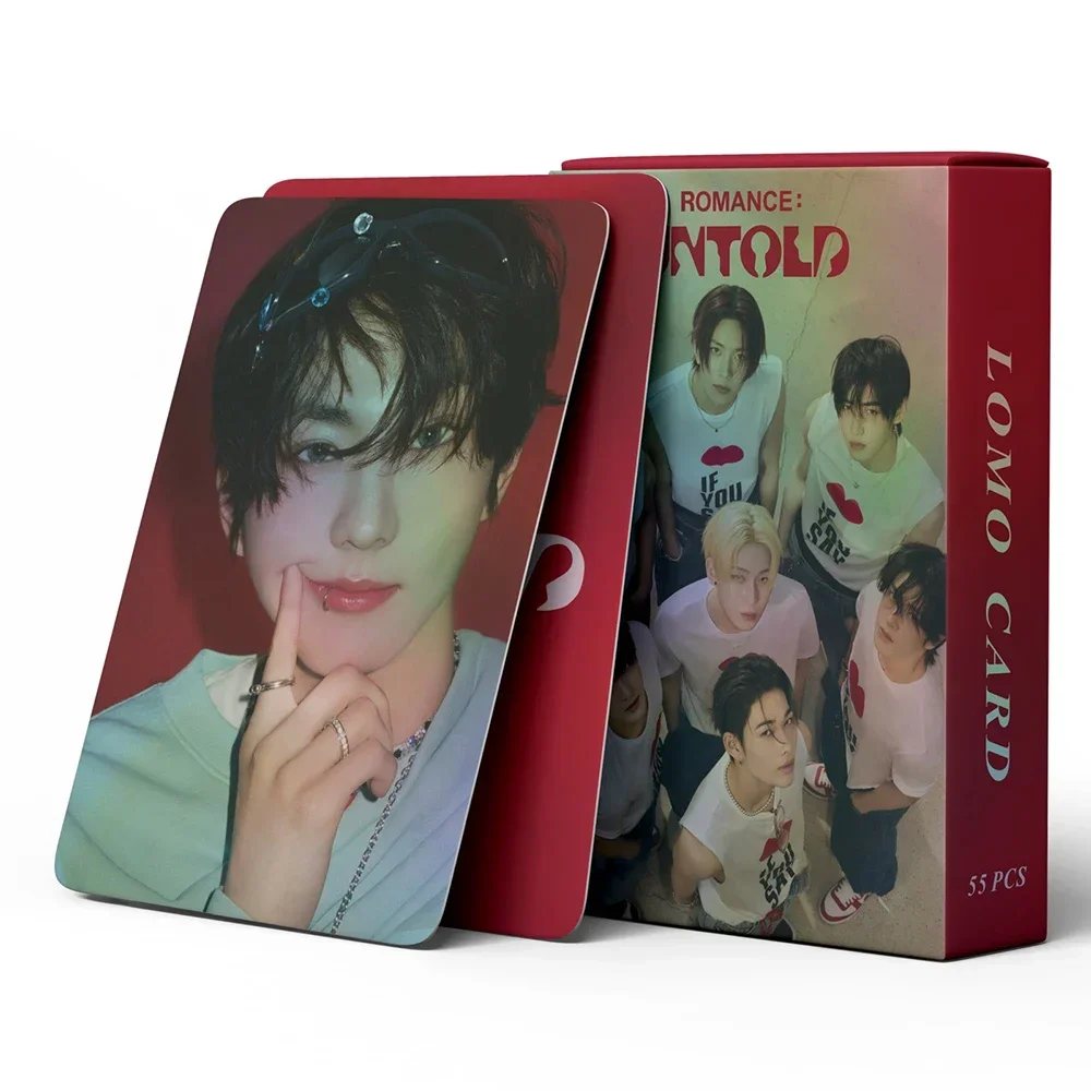 New Kpop 55Pcs/Box ROMANCE : UNTOLD Solo Photocards Lomo Cards Photo Card for Fans Collection
New Kpop 55Pcs/Box ROMANCE : UNTOLD Solo Photocards Lomo Cards Photo Card for Fans Collection