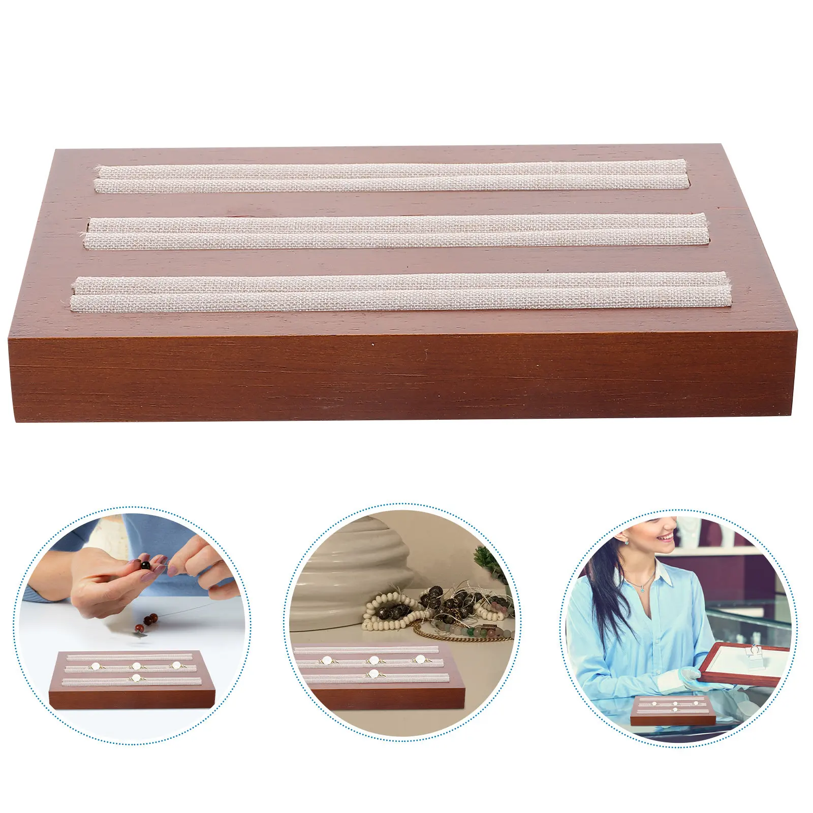 Solid Wood Jewelry Tray Ring Earrings Studs Organizer Multifunctional Display Box Portable Storage for Home Travel Jewelry
Solid Wood Jewelry Tray Ring Earrings Studs Organizer Multifunctional Display Box Portable Storage for Home Travel Jewelry