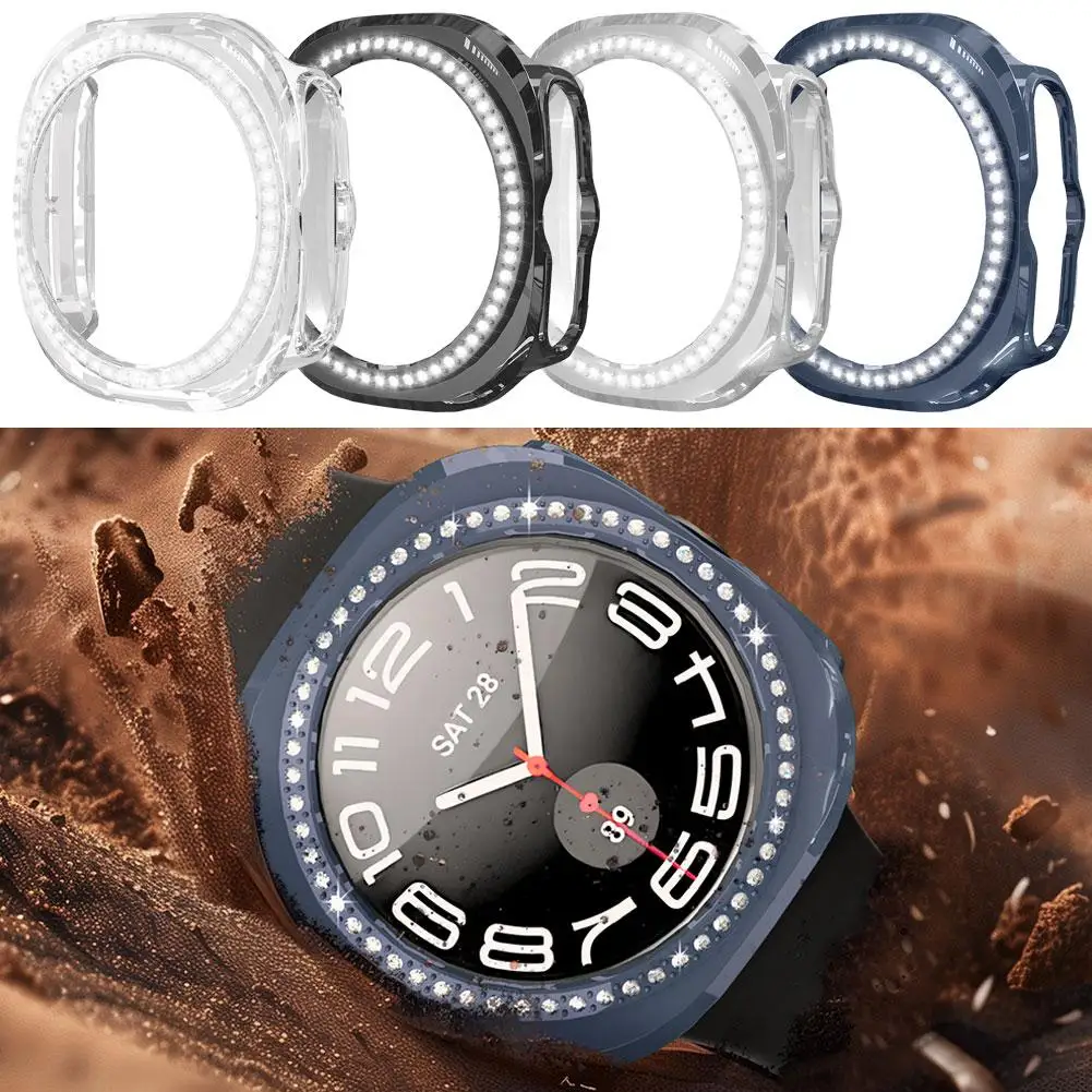 Diamond Pc Case For Samsung Galaxy Watch 7 Ultra 47mm Smart Watch Screen Protector Protective Cover For Samsung Ultra 7 Cas U5W7
Diamond Pc Case For Samsung Galaxy Watch 7 Ultra 47mm Smart Watch Screen Protector Protective Cover For Samsung Ultra 7 Cas U5W7