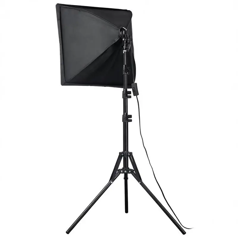 Softbox Lighting Kit, 16" x 16", Professional Softbox with 45W LED Bulbs, 3000-6500K Adjustable Color Temperature, Tripod Stand, Studio Lights for Photography, Vedio Recording, Live Streaming
Softbox Lighting Kit, 16" x 16", Professional Softbox with 45W LED Bulbs, 3000-6500K Adjustable Color Temperature, Tripod Stand, Studio Lights for Photography, Vedio Recording, Live Streaming