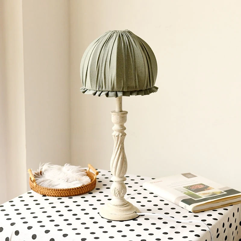 Table lamp, cotton and linen, Nordic French village, ins style, artistic and retro bedside lamp
Table lamp, cotton and linen, Nordic French village, ins style, artistic and retro bedside lamp