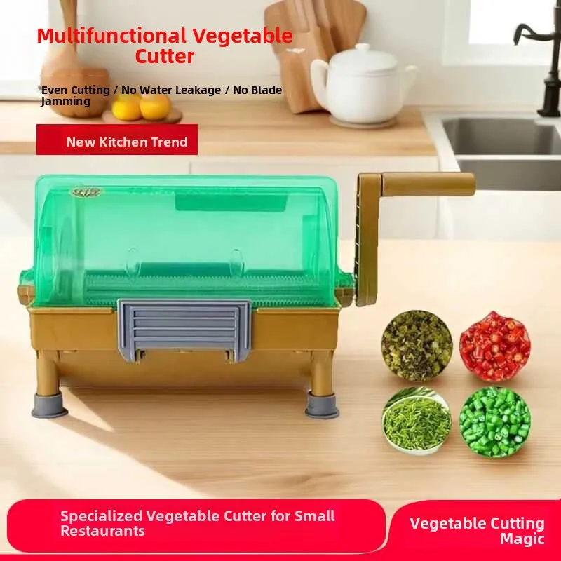 Multifunctional Hand Cranked Vegetable Cutter Commercial Onion Chive Sichuan Pepper Small Size Kitchen Tool for Everyone
Multifunctional Hand Cranked Vegetable Cutter Commercial Onion Chive Sichuan Pepper Small Size Kitchen Tool for Everyone