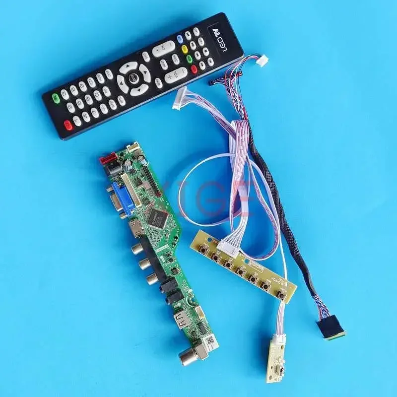 Driver Controller Board For B156XTN02.0/2.1/2.2/2.3/2.4 15.6" 1366x768 Analog TV HDMI+VGA+AV+USB Laptop Panel 40Pin LVDS Kit DIY
Driver Controller Board For B156XTN02.0/2.1/2.2/2.3/2.4 15.6" 1366x768 Analog TV HDMI+VGA+AV+USB Laptop Panel 40Pin LVDS Kit DIY