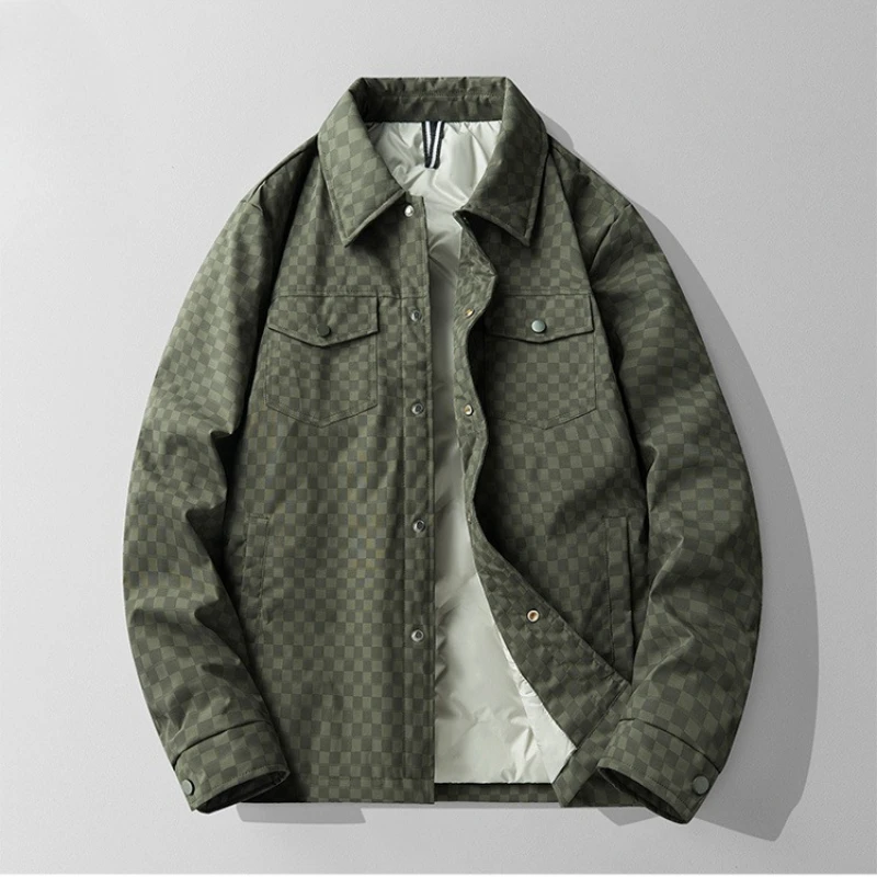 Winter New Trendy Men's Casual Fashion Collar Thickened Cold resistant, Warm and Comfortable Versatile High quality Simple Coat
Winter New Trendy Men's Casual Fashion Collar Thickened Cold resistant, Warm and Comfortable Versatile High quality Simple Coat