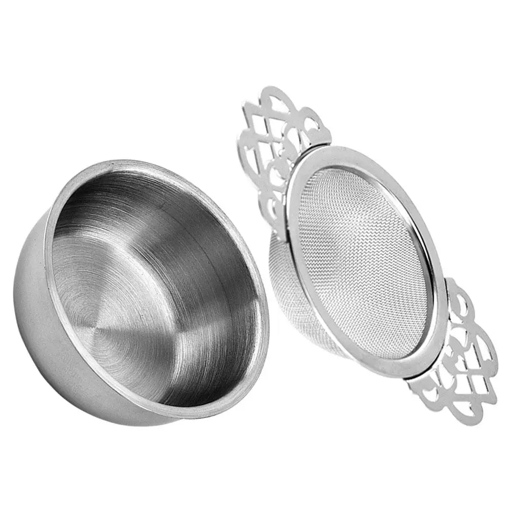 Stainless Steel Tea Strainer Filter Cup Infuser Mesh Diffusers for Bowl Leaves Fine Lace Edge Design Easy Clean Reusable
Stainless Steel Tea Strainer Filter Cup Infuser Mesh Diffusers for Bowl Leaves Fine Lace Edge Design Easy Clean Reusable