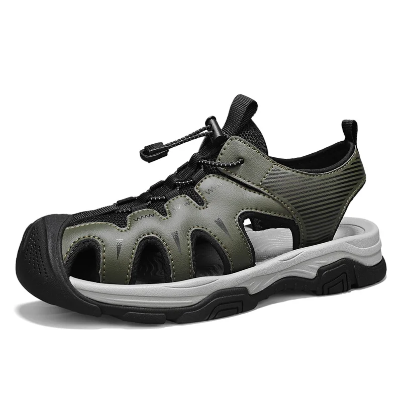 Summer Men Sandals Genuine Leather Mens Casual Shoes Outdoor Men Leather Sandals for Men Beach Shoes Roman mens Shoes
Summer Men Sandals Genuine Leather Mens Casual Shoes Outdoor Men Leather Sandals for Men Beach Shoes Roman mens Shoes