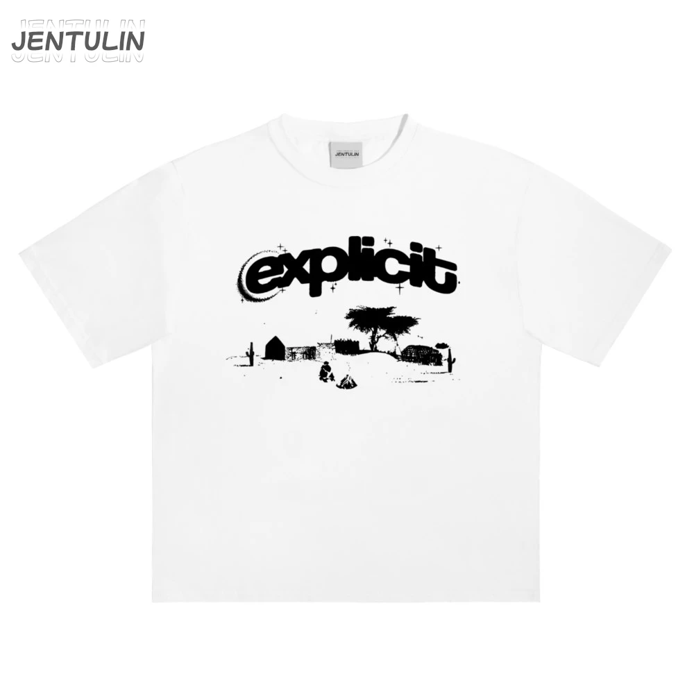 Fashion Korean Men's T-Shirt Explicit Letter Graphic Tshirt Y2k Aesthetic Clothing Short Sleeve Tee Cotton Top Streetwear Gothic
Fashion Korean Men's T-Shirt Explicit Letter Graphic Tshirt Y2k Aesthetic Clothing Short Sleeve Tee Cotton Top Streetwear Gothic