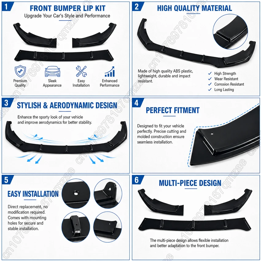 For BMW Z4 G29 Z4 20i 30i M40i M Sport 20219-2025 Front Bumper Lip Spoiler Splitter 3PCS Gloss Black ABS Trim Accessories
For BMW Z4 G29 Z4 20i 30i M40i M Sport 20219-2025 Front Bumper Lip Spoiler Splitter 3PCS Gloss Black ABS Trim Accessories