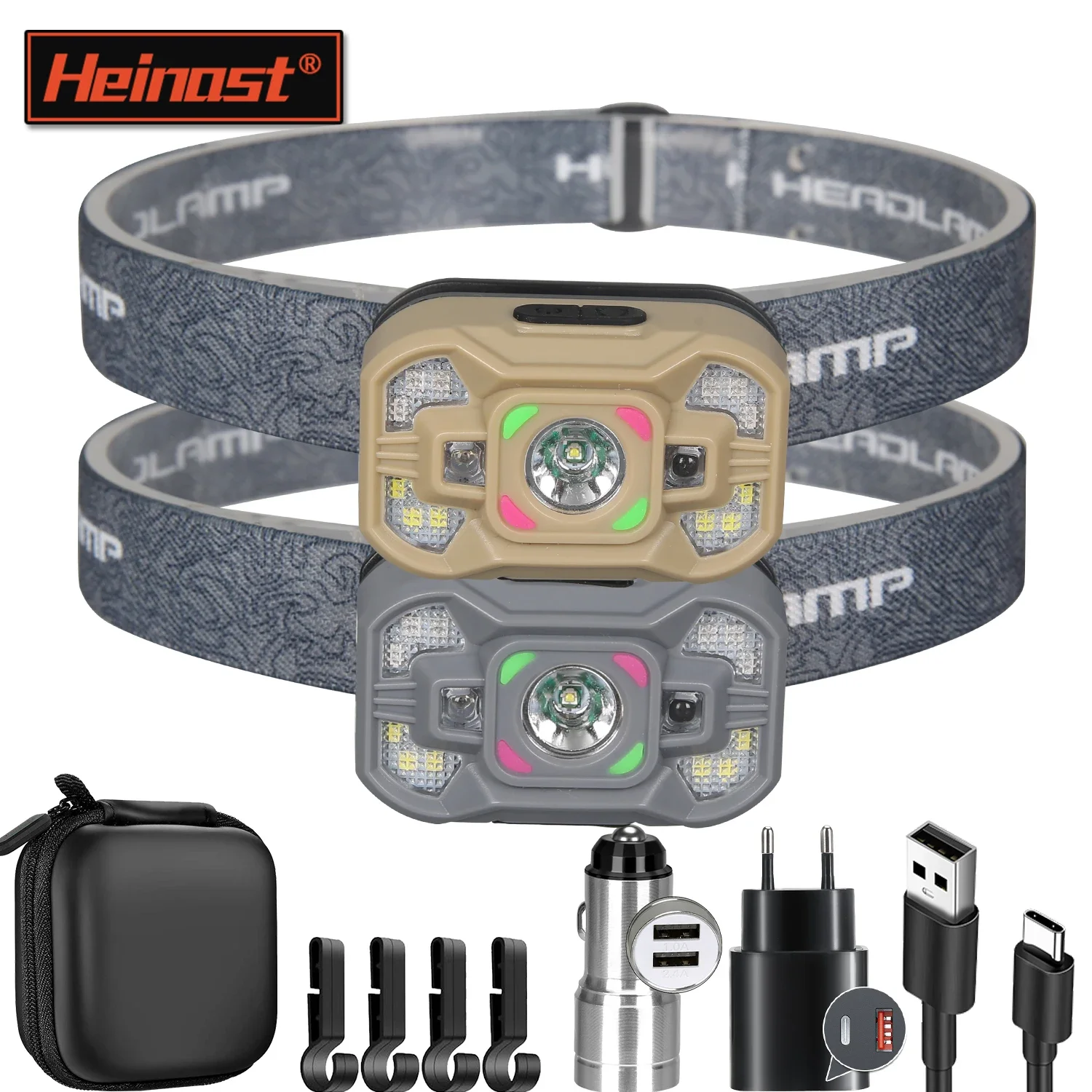 900LM Induction Headlight 45 ° Adjustable TYPE-C Charging Head Torch with 5 Lighting Modes Outdoor Camping Fishing Flashlight
900LM Induction Headlight 45 ° Adjustable TYPE-C Charging Head Torch with 5 Lighting Modes Outdoor Camping Fishing Flashlight
