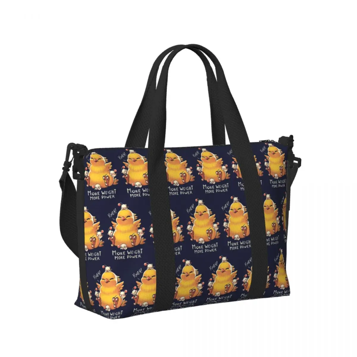 Custom Funny Fat Chocobo - Big Power Beach Travel Bag Large Capacity Tote Bags for Gym Sport Women Shopping Duffle Shoulder Bag
Custom Funny Fat Chocobo - Big Power Beach Travel Bag Large Capacity Tote Bags for Gym Sport Women Shopping Duffle Shoulder Bag