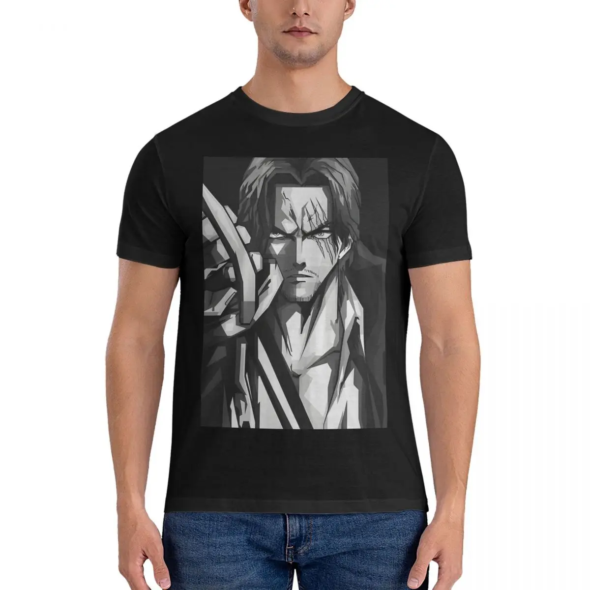 Shanks футболки для мужчин, цельная женская футболка с круглым вырезом и коротким рукавом, футболка, подарок на день рождения, одежда
Shanks футболки для мужчин, цельная женская футболка с круглым вырезом и коротким рукавом, футболка, подарок на день рождения, одежда