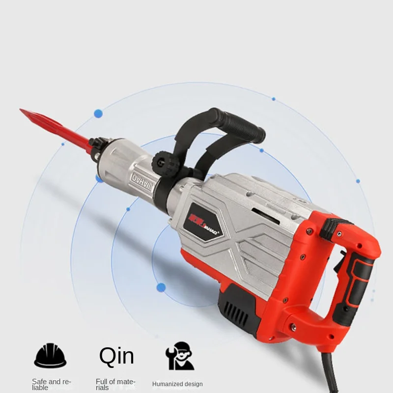 Fast Shipping 3000W High-Power Electric Pick Large Cylinder Industrial Grade Demolition Wall Slotting Tool for Hardwall Brea
Fast Shipping 3000W High-Power Electric Pick Large Cylinder Industrial Grade Demolition Wall Slotting Tool for Hardwall Brea