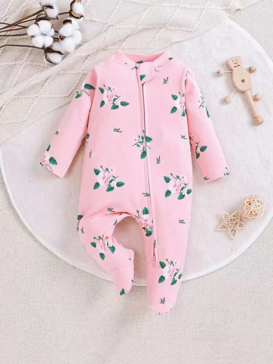 Unisex Newborn Baby Footed Pajamas Long Sleeve Zipper Romper Cotton Jumpsuit Solid White 0-12 Months Fashion Baby Clothes
Unisex Newborn Baby Footed Pajamas Long Sleeve Zipper Romper Cotton Jumpsuit Solid White 0-12 Months Fashion Baby Clothes