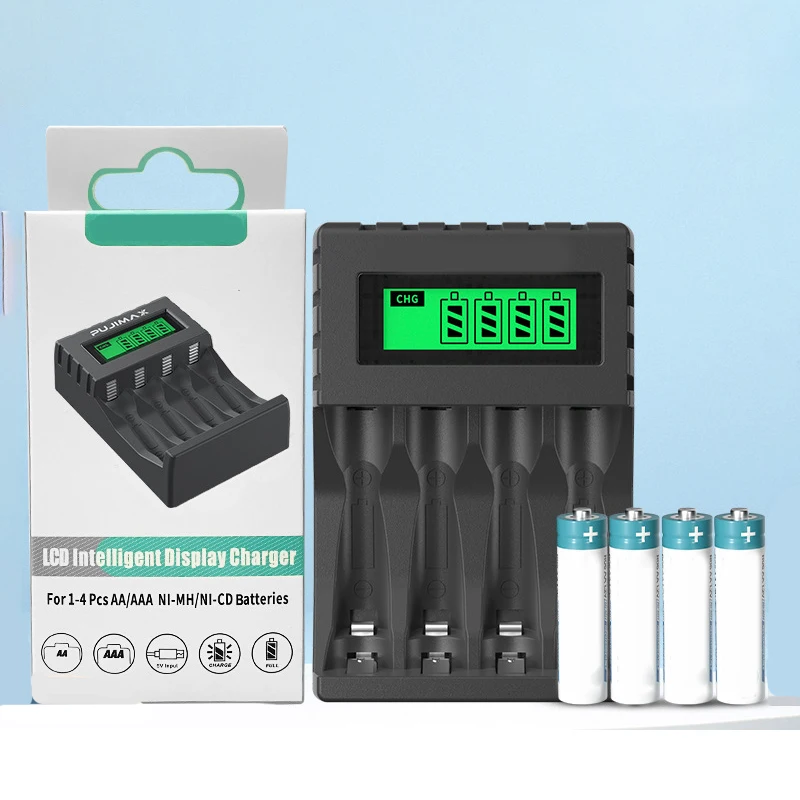 AAAAA Battery Charger Rechargeable Battery Charger For Home Use For Traveling White Efficient Charging LCD Display
AAAAA Battery Charger Rechargeable Battery Charger For Home Use For Traveling White Efficient Charging LCD Display