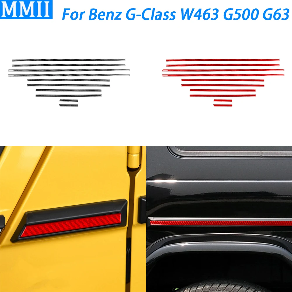 Красные декоративные ленты из углеродного волокна для кузова Mercedes Benz G63 G500 W463 2012-2018
Красные декоративные ленты из углеродного волокна для кузова Mercedes Benz G63 G500 W463 2012-2018