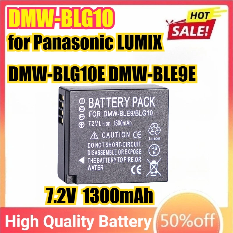 DMW-BLG10 BLG10E 7.2V Camera Battery for Panasonic LUMIX DMW-BLG10E DMW-BLE9E DMC-GF3 DMC-GF5 DMC-GF6 DMC-GX7 DMC-GX8 DE-A98
DMW-BLG10 BLG10E 7.2V Camera Battery for Panasonic LUMIX DMW-BLG10E DMW-BLE9E DMC-GF3 DMC-GF5 DMC-GF6 DMC-GX7 DMC-GX8 DE-A98