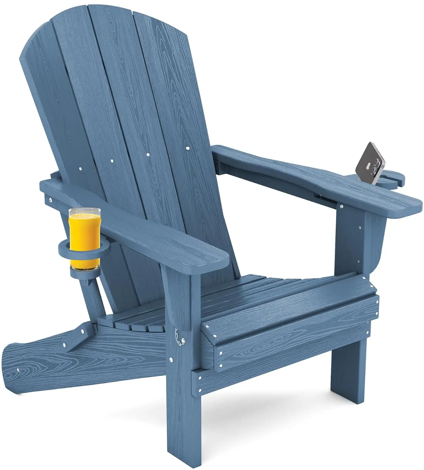 HDPE Folding Adirondack Chair Weather Resistant Plastic Outdoor Patio Lawn Garden Seating Navy, Custom
HDPE Folding Adirondack Chair Weather Resistant Plastic Outdoor Patio Lawn Garden Seating Navy, Custom