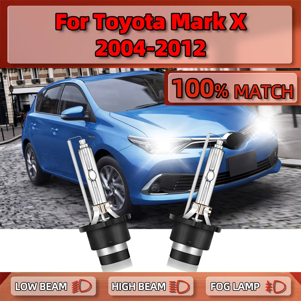 2Pcs D4S Xenon HID Car Headlight Bulbs 35W 20000LM Auto Headlamp 6000K 12V For Toyota Mark X 2004-2007 2008 2009 2010 2011 2012
2Pcs D4S Xenon HID Car Headlight Bulbs 35W 20000LM Auto Headlamp 6000K 12V For Toyota Mark X 2004-2007 2008 2009 2010 2011 2012