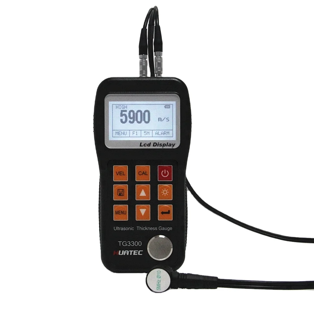 NDT Instrument LED Screen Portable Ultrasonic Thickness Gauge 0.75-300mm
NDT Instrument LED Screen Portable Ultrasonic Thickness Gauge 0.75-300mm