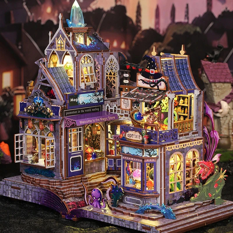 Набор для сборки миниатюрных деревянных ворот секретного царства OUZEY DIY с мебелью и LED-подсветкой, кукольный домик, идея подарка на день рождения для друзей
Набор для сборки миниатюрных деревянных ворот секретного царства OUZEY DIY с мебелью и LED-подсветкой, кукольный домик, идея подарка на день рождения для друзей