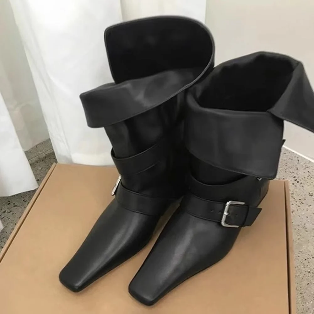 Suede Buckle Belt Flat Ankle Boots Sexy Square Toe Leather Square Heel New Arrivals Fashion Women Modern Shoes
Suede Buckle Belt Flat Ankle Boots Sexy Square Toe Leather Square Heel New Arrivals Fashion Women Modern Shoes