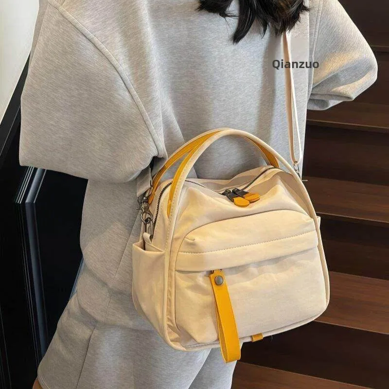 Commute Work Crossbody Bag Lightweight Single Shoulder Handbag Simple Versatile round Shape Waterproof Canvas Unisex
Commute Work Crossbody Bag Lightweight Single Shoulder Handbag Simple Versatile round Shape Waterproof Canvas Unisex