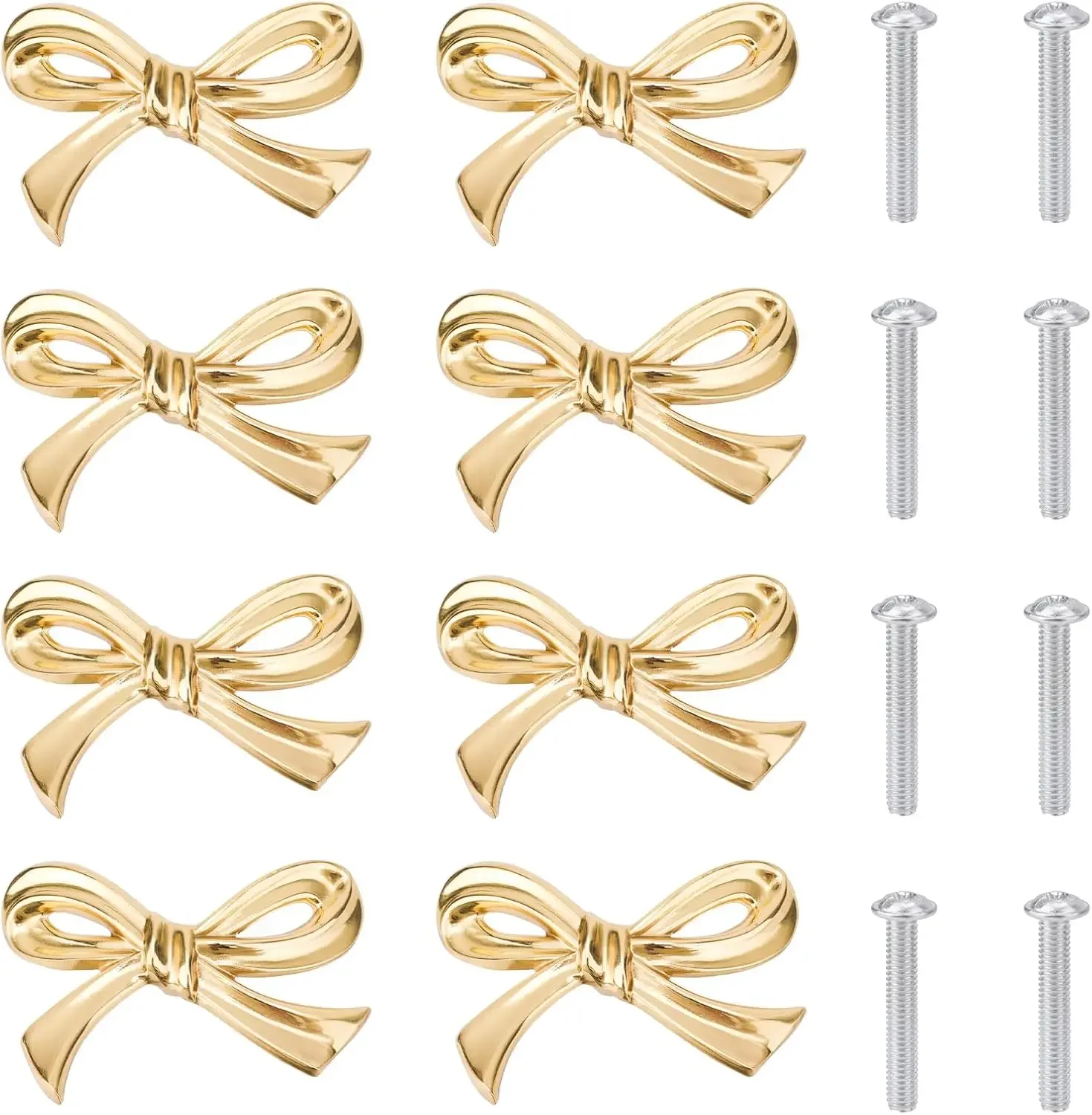 8pcs Gold Bow Shape Cabinet Knobs, Vintage Dresser Drawer Pulls for Home Kitchen Wardrobe
8pcs Gold Bow Shape Cabinet Knobs, Vintage Dresser Drawer Pulls for Home Kitchen Wardrobe